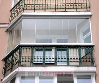 Системы остекления балконов и лоджий без рам